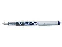 PILOT Vpen Disposable Fountain Pen - Blue, Pack of 3