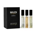 Donato OUD DISCOVERY SET For Men & Women, Unisex Eau de Parfums, Long lasting Fragrances, OUD BIANCO, OUD NERO, OUD ROSSO, Travel Perfumes 3x10ml EDP