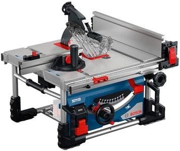 Bosch Professional 18V System Akku-Tischkreissäge GTS 18V-70 (inkl. Sägeblatt Optiline Wood, Winkelanschlag, Schiebestock, Ringschlüssel, Schutzabdeckung, 2x Adapter, Profilschiene, Parallelanschlag)