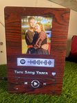 SHOPINSTA 9 X 6 Inches Led Customized Photo with Spotify Music for Birthday Anniversary Valentine & Couples, Personalized Photo Frame with Your Favorite Picture & Scannable, Idea for Gift