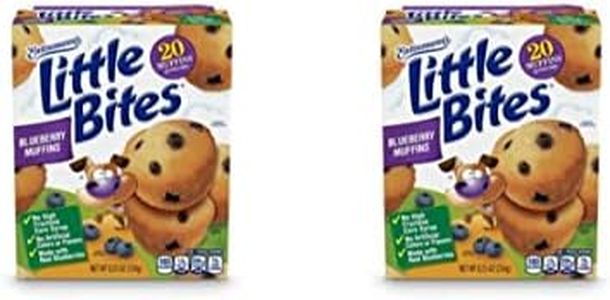 Entenmann's Little Bites Blueberry Muffins | 2 pack (10 pouches total)