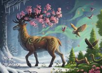 Ravensburger Spring Deer 1000 Piece Jigsaw Puzzle for Adults - 12000616 - Handcrafted Tooling, Made in Germany, Every Piece Fits Together Perfectly