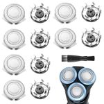 OFFCUP Replacement Shaver Head for Philips, 6pcs SH30/SH50 Shaving Heads, Series 1000, 2000, 3000, 5000, Replacement Blades for Philips with Cleaning Brush Electric Shaver Heads