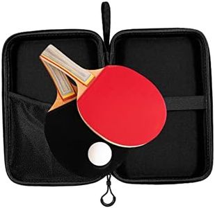 HOHOVYVY Table Tennis Racket Bat Cover,Table Tennis Bat Cover Paddle EVA Bag Ping Pong Cases Zip Pocket Package Waterproof Dustproof