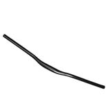 Schrodinger15 20078 Bicycle Cycle Cycling BMX Road Long Steel Alloy Handlebar Handle Bar Dia. 31.8mm x 22mm x 600mm(length) Black Powdercoated