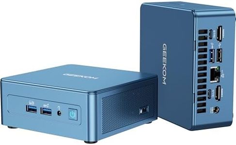 GEEKOM Mini PC IT13 2025 Edition, 13th Intel Core i9-13900HK (14C/20T, up to 5.4GHz), 32GB DDR4/1TB NVMe PCIe SSD Mini Desktop, 8K UHD/USB4.0/WiFi 6E/BT5.2/Windows 11 Pro, Home&Office Mini Computers