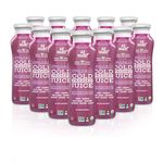 AllWellO Organic Cold Pressed Juice Drinks with Real Fruits and Vegetables Gluten Free Non-GMO Healthy Juices No Preservatives No Sugar Added (Berry Delight, 12 Pack)