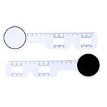 Healifty Optical PD Ruler Pupil Distance Measuring Ruler Meter Eye Ophthalmic Tool 5pcs (White)