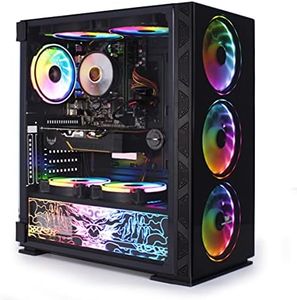 Veno Scorp Gaming PC Desktop Computer: i7-3770 3.90Ghz / 16GB RAM/GT 730 2GB / 256GB SSD / 1TB HDD / 500W 80+ PSU/NEONZILLA 8 FAN ARGB CASE/WIFI/WINDOWS 10