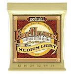 Ernie Ball Earthwood Medium Light 80/20 Bronze Acoustic Guitar Strings - 12-54 Gauge