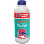 Nippon Paint Walltron Pour N Seal Fast Setting Water Based self—crosslinking Penetrating liquid works as waterproofing compound for making porous substrate watertight and act as sealer 1 Liter