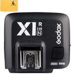 Godox X1R-N TTL Wireless Flash Trigger Receiver for Nikon, 2.4G 1/8000s HSS Wireless Receiver Flash Remote for X1N Trigger Transmitter Compatible for Nikon Cameras, 5 Groups and 32 Channels (Receiver)