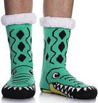 LINEMIN Mens Warm Slipper Socks Sof