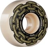 Bones Wheels X-Formula Skateboard Wheels 97A Gold Chain 53mm V1 Standard