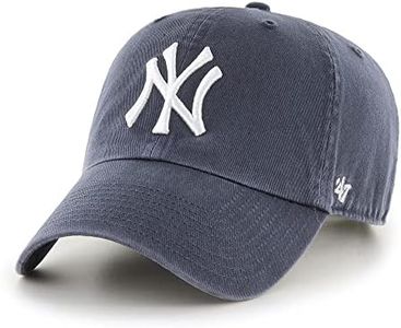 '47 MLB Vintage Navy Clean Up Adjustable Hat, Adult (New York Yankees Navy), One Size