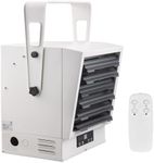 Electric Garage Heater, 10000-Watt Digital Fan-Forced Wall/Ceiling Mount Heater with Remote Control, Overheat Protection, Hardwired Design, 9-Hour Timer, Suitable for Workshop, ETL Certified