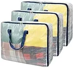 Ineetatu Clear Storage Bags with Zi