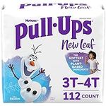 Pull-Ups New Leaf Boys' Disney Frozen Potty Training Pants, 3T-4T (32-40 lbs), 112 Ct (4 packs of 28), Packaging May Vary