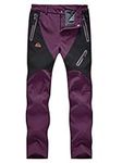 TBMPOY Women's Ski Snow Pants Water