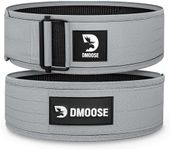 DMoose Auto Locking Squat Belt, Provides Lumbar Support & Stability, 4" Nylon Weight Belt for Women with Adjustable Buckle, Workout Belt for Men