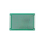 Electronic Spices 5 Pcs (4 x 6 cm) Universal PCB Board Double sided Prototype in Green Color Printed Circuit Board For DIY Soldering and Electronic Project