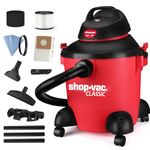 Shop-Vac 8 Gallon 4.0-Peak HP Wet/Dry Vacuum, 3 in 1 Function with Filter, Hose and Accessories, Ideal for Jobsite, Garage, Car & Workshop. 5971836