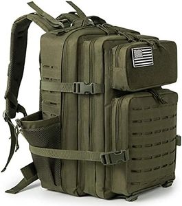 QT&QY 45L Military Tactical Backpacks For Men Camping Hiking Trekking Daypack Bug Out Bag Lage MOLLE 3 Day Assault Pack