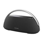 Harman Kardon Go + Play 3 - Portable Bluetooth Speaker with Aluminum Handle & USB Charging Port - Black