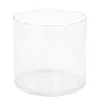 Royal Imports Flower Acrylic Vase Decorative Centerpiece for Home or Wedding by Royal Imports - Break Resistant - 5" Cylinder by 5" Tall