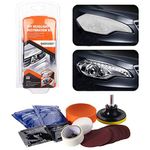 belupai Headlight Repair Headlamp Restoration Kit DIY Headlight Brightener Head Lense Clean Suitable For Cars Bikes Motorcycles Car Repair Tool Sets