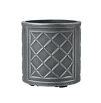 Stewart 5107031 32 cm Round Lead Effect Planter - Pewter