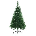 BFYLIN Christmas Tree Classic Decoration Artificial Realistic Natural Branches Pine Christmas Tree Fire Retardant PVC (Green, 120CM)