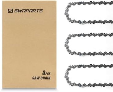 16 Inch Chainsaw Chain 3/8" LP Pitch, 050" Gauge, 55 Drive Links For STIHL 021, MS 170, MS 210, Craftsman, Oregon, Husqvarna, McCulloch, Poulan, Worx, Chicago (3pcs)