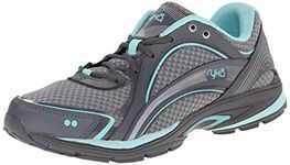 RYKA SKY WALK Walking Shoe, Frost Grey/Aqua Sky/Iron Grey, 8 M US