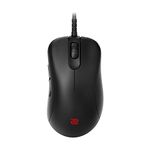 BenQ ZOWIE EC3-C Ergonomic Esports Gaming Usb Mouse | Shorter Overall Length for More Flexibility in Vertical Movement & Flick |Paracord Cable & 24-Step Scroll Wheel | Matte Black Coating | Small Size