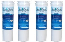 Fisher & Paykel 836848 Compatible By Best Choice Water Filters Certified Refrigerator Replacement Cartridge E402B, E442B, E522B, RF90A180DU, EFF-6017A (4-Pack)