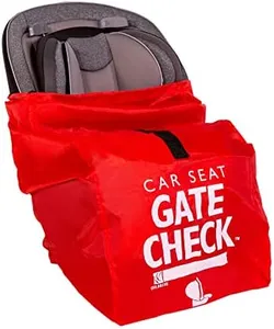 J.L. Childress Gate Check Bag for Car Seats, Red, One Size