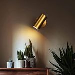 CITRA 10W LED Focus Spot Ceiling Wall Light - Warm White (Antique Brass Gold)