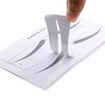 INSTALASH Charlene Line Eyebrow Stencil 40 pcs., Self-adhesive Stickers, Eyebrow Stamp Stencil PERFECT BROWS