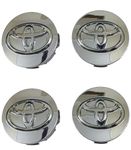 MVKS 4PCS PCS Wheel Cap Car Alloy Center Hub Cap caps Replacement Plastic Compatible with INNOVA INOVA