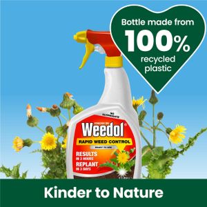 Weedol Rapid Weedkiller Ready to Use – 1L Garden Weed Control