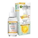 Garnier Vitamin C Serum for Face, Anti-Dark Spots & Brightening Serum, 3.5% Vitamin C, Niacinamide, Salicylic Acid & Lemon Extract, Brightening Serum For Dull, Tired Skin