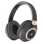 Active Noise Cancelling Wireless Headphones, 100H Playtime with Microphone, Over- Ear Bluetooth Headphones with Deep Bass,Fast Charging for Travel,Office,Home