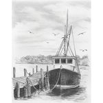 Royal & Langnickel Sketching Made Easy A4 Size Fishing Boat Designed Painting Set