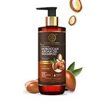 Khadi Natural Moroccan Argan Shampoo | Shampoo for Dry Hair | Moisturizing Shampoo for Frizzy Hair | Paraben, Silicone & Sulphate Free| Suitable for All Hair Types | Powered Botanics