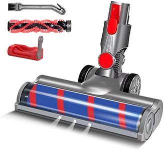 Alston Vacuum Cleaner Head, Motorhead Carpets and Floor Hardwood Attachment for Dyson V7 V8 V10 V11 V15 with Soft Roller Brush/Hard Roller Brush