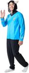 Bioworld Star Trek Spock Uniform Men’s Union Suit With Hood-Small