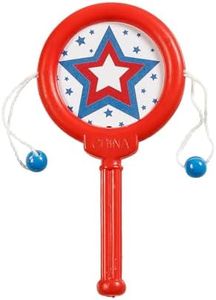 Fun Express Mini Patriotic Spin Drums - 12 Pc