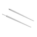 QXXPVV 2Pcs G23 Titanium 16G Threaded Piercing Taper Threadless Piercing taper Insertion Pin for Ear/Nose/Navel/Nipple/Lip/Eyebrow Stretcher Body Piercing Stretching Kit Assistant Tool(2pcs L&C 16G)