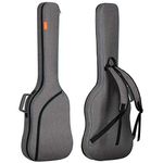 CAHAYA Electric Bass Cass Guitar Bag Gig Bag Backpack Padded Soft Case 8mm Padding, Grey, CY0202-1